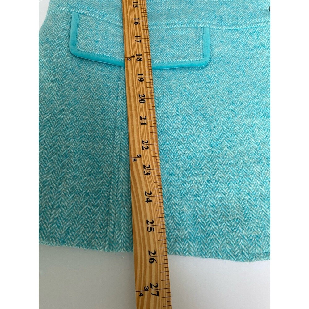 TALBOTS Classic Shetland Blazer Bicolor Herringbone Women' Plus Sz 14 Wool Blend - Picture 9 of 11